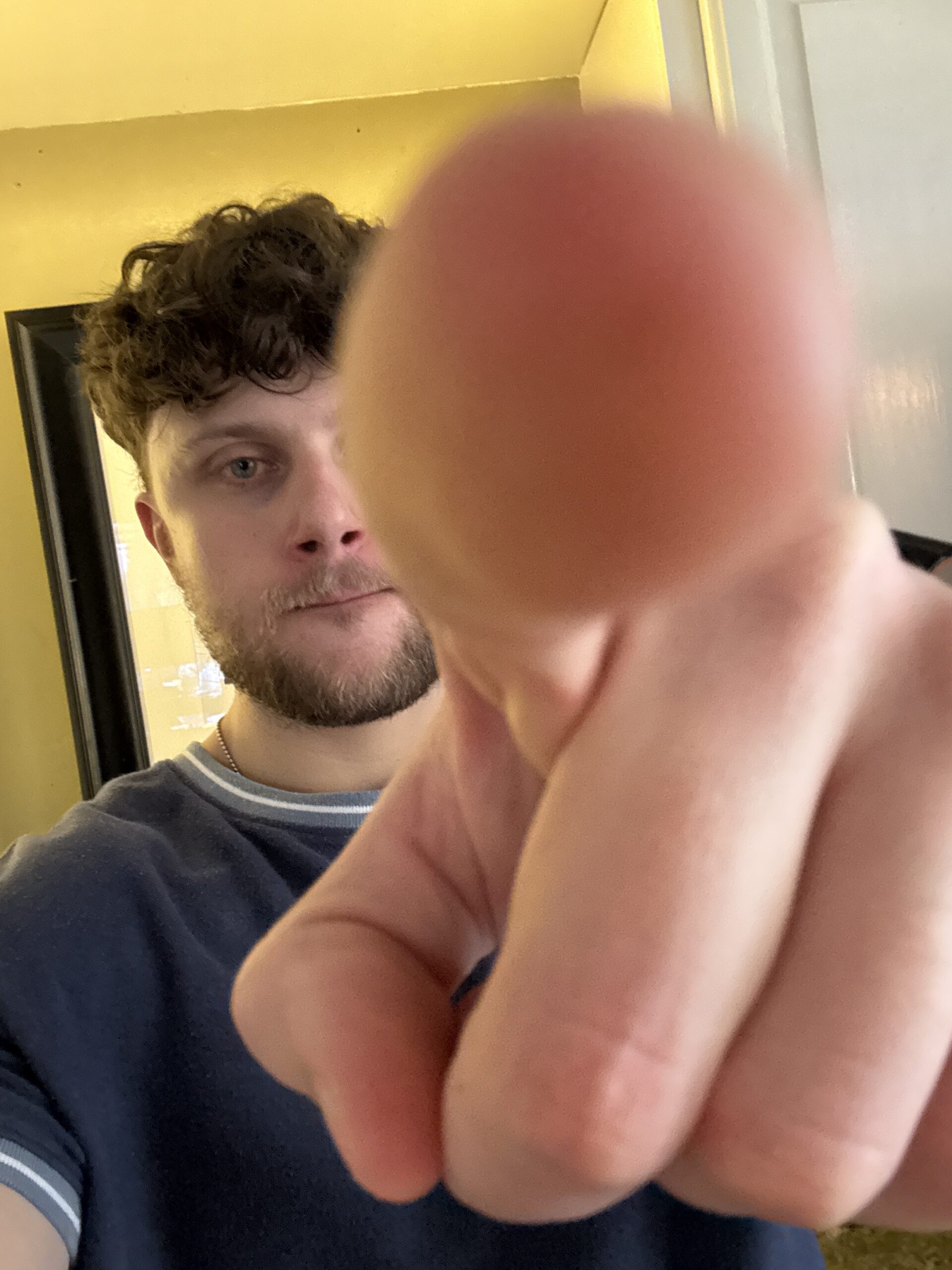 Luke pointing at you