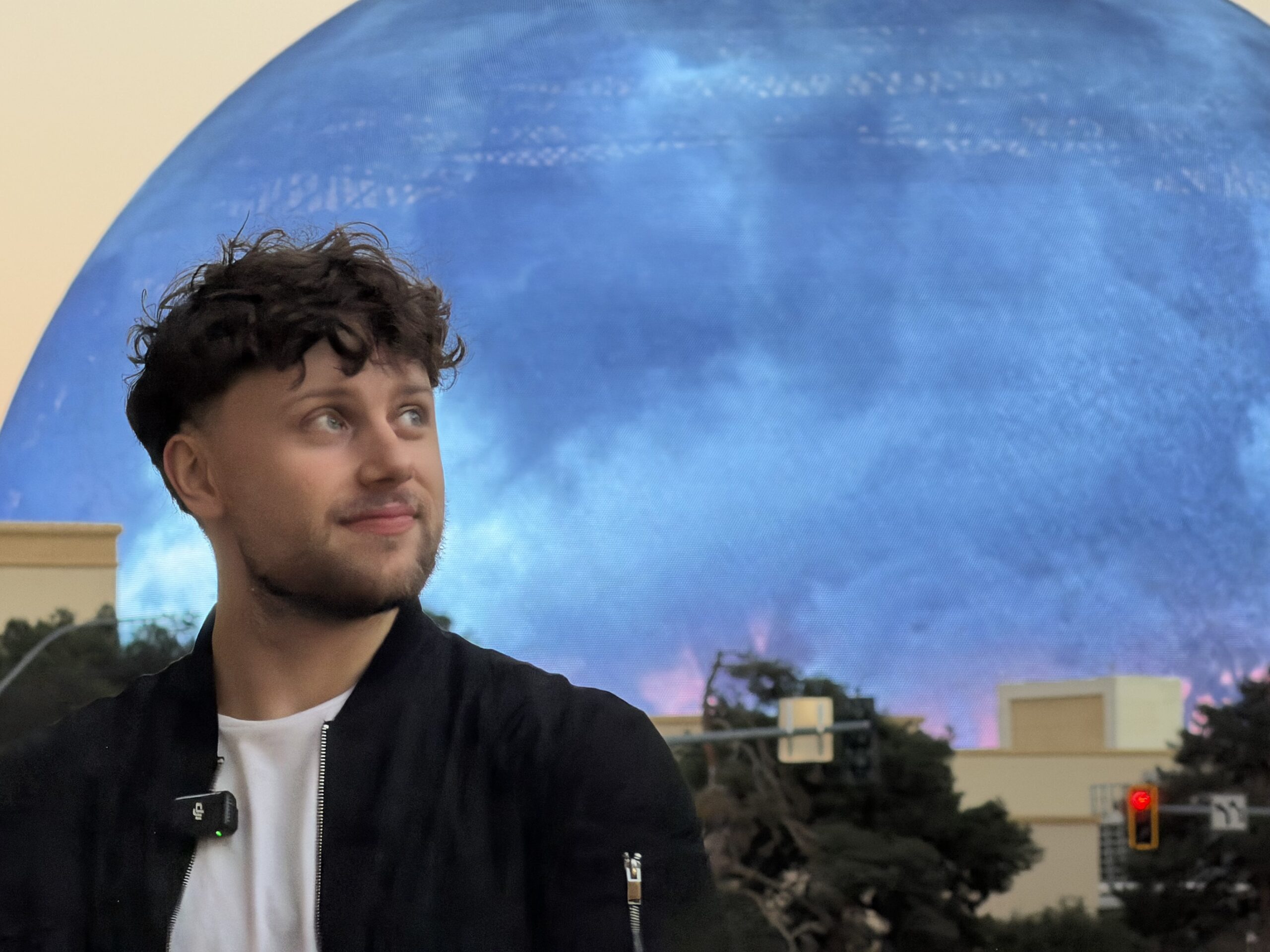 Luke Crowson looking up - content creator and brand builder